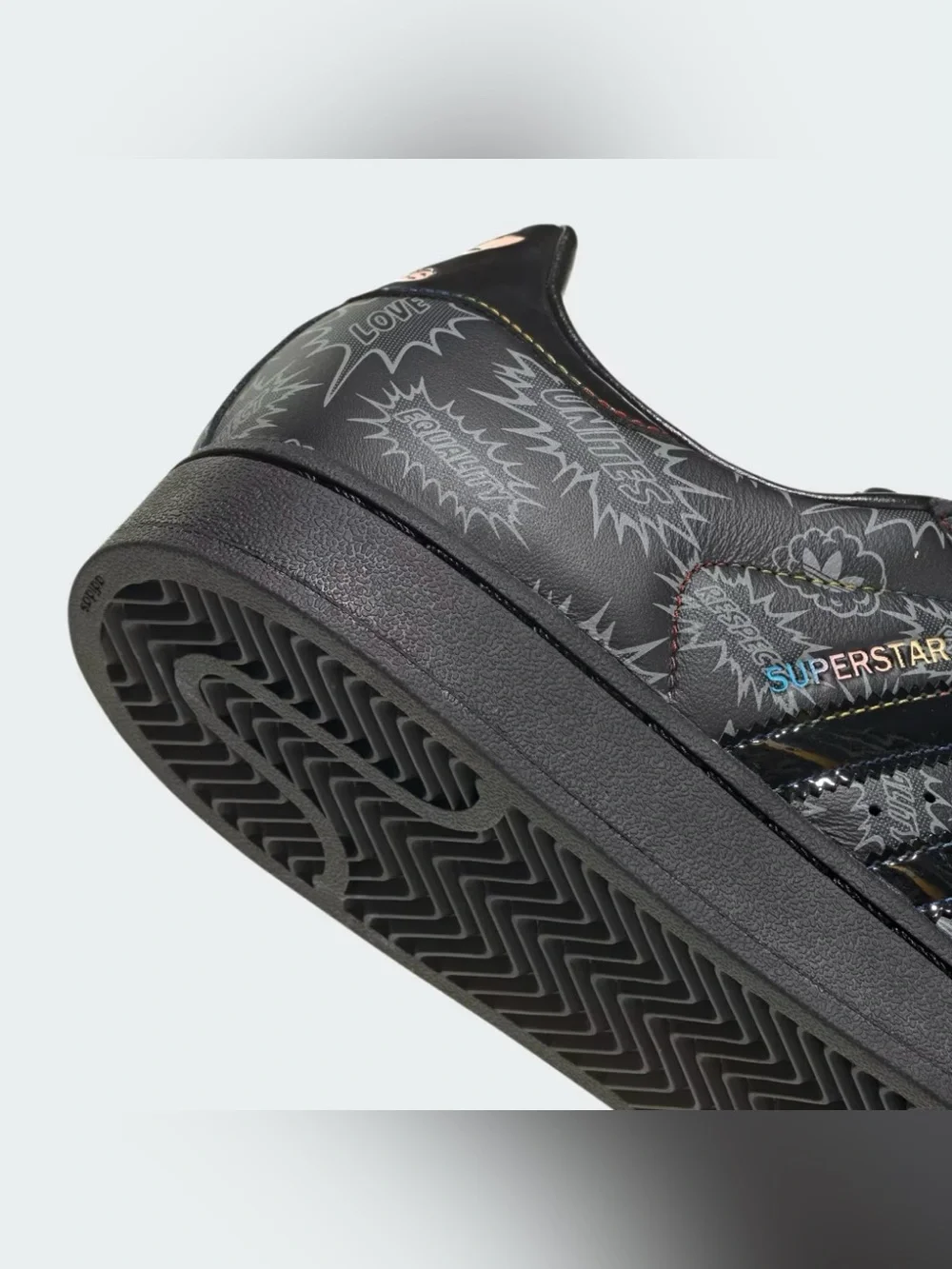 Adidas Superstar II Love Respect Black Men’s Shoes KJ3276
